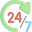 24/7 Technical support